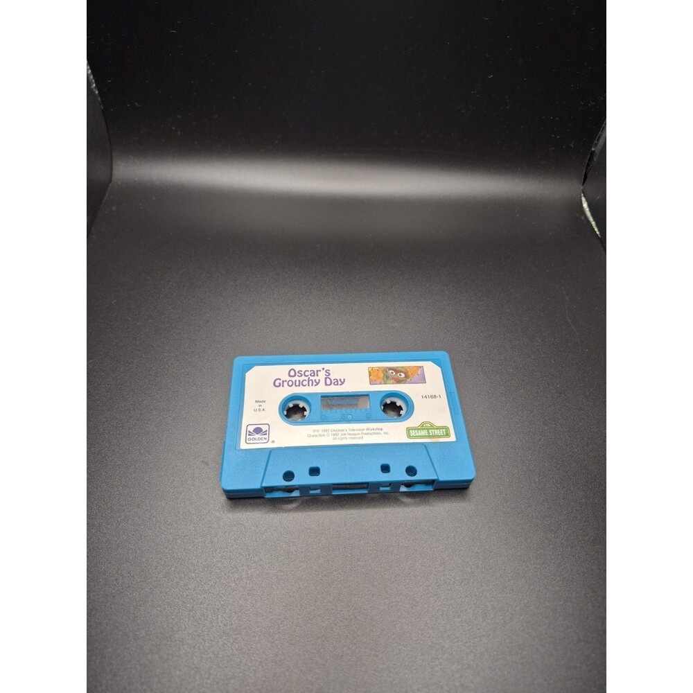 Vintage Sesame Street Cassette Tape Only Oscar's Grouchy Day - not tested